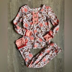 Cheeky Plum Gingerbread Pajama Set
